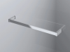 Ronal Sanswiss drzwi jednoczęściowe ze ścianką stałą w linii 90-160x0-200 cm, szkło pas satynowy poziomy, profile chrom PU13GSM21051